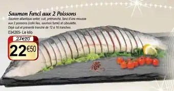 Gel 2000 Saumon farci aux 2 poissons offre