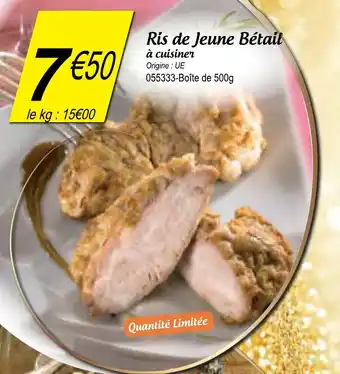 Ris de jeune bétail