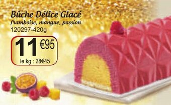 Gel 2000 Bûche délice glacé offre