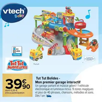 Tut tut bolides - mon premier garage interactif