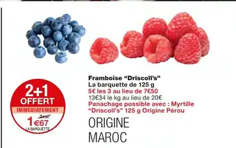 Monoprix Framboise Driscoll's offre