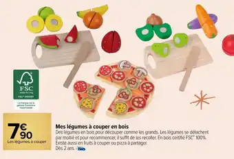 Carrefour Market Mes légumes à couper en bois offre