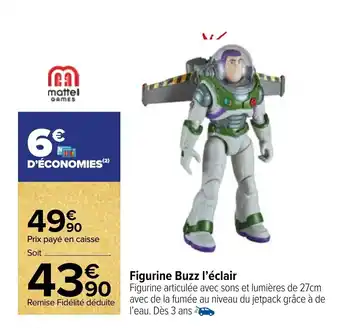 Carrefour Market Figurine buzz l'éclair offre