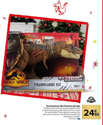 Tyrannosaurus rex extreme damage