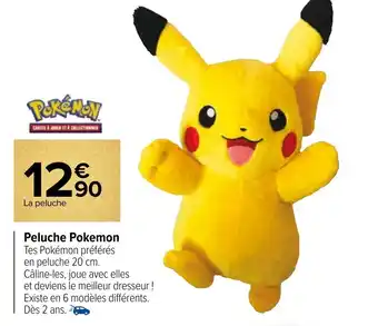 Carrefour Market Peluche pokemon offre
