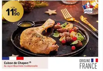 Carrefour Contact Cuisse de chapon offre