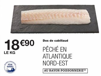 Monoprix Dos de cabillaud offre