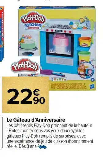 Le gâteau d'anniversaire