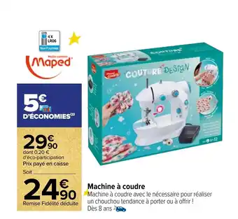 Carrefour Market Machine à coudre offre