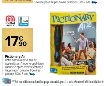 Carrefour Market Pictionary air offre