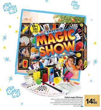 Carrefour Market Coffret Magie 325 tours offre