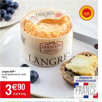 Cora x Carrefour Langres AOP offre