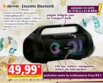 Enceinte Bluetooth