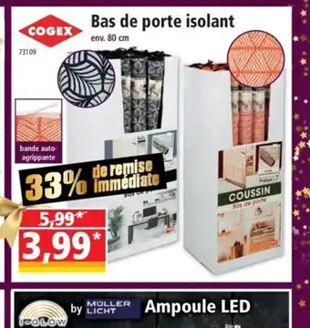Norma Bas de Porte Isolant offre