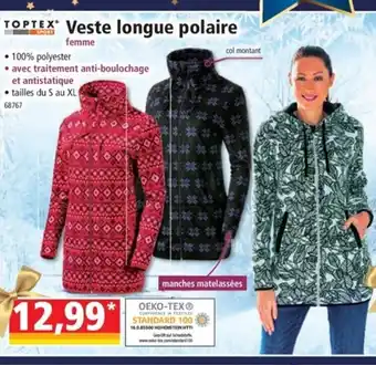 Norma Veste Longue Polaire offre
