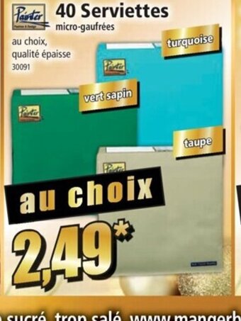 40 Serviettes