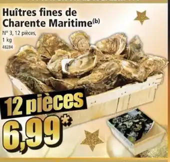 Huitres Fines de Charente Maritime