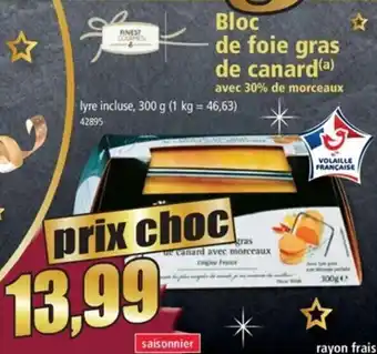 Norma Bloc de Foie Gras de Canard offre
