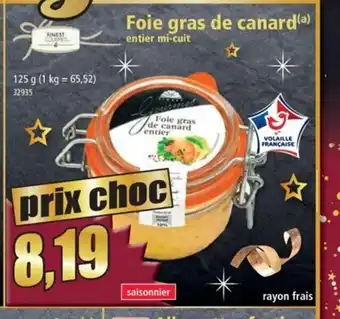 Norma Foie Gras de Canard offre