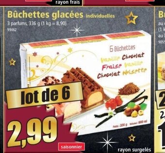 Bûchettes Glacées