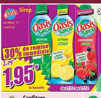 Norma Oasis Sirop offre
