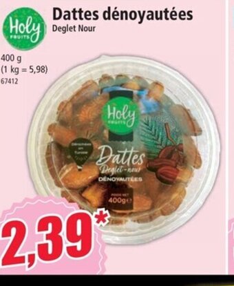 Norma Dattes Dénoyautées offre