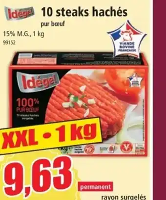 10 Steaks Hachés