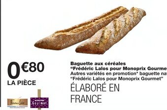 Monoprix Baguette aux céréales offre