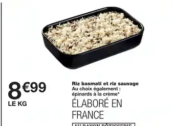 Monoprix Riz basmati et riz sauvage offre