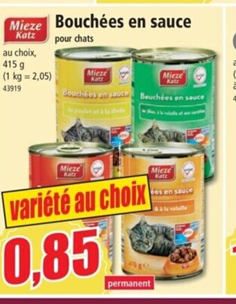 Norma Bouchées En Sauce offre
