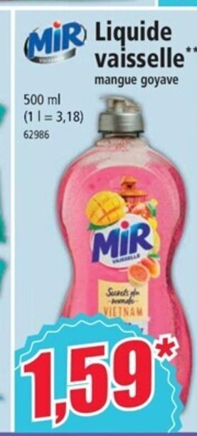 Norma Mir Liquide Vaisselle offre