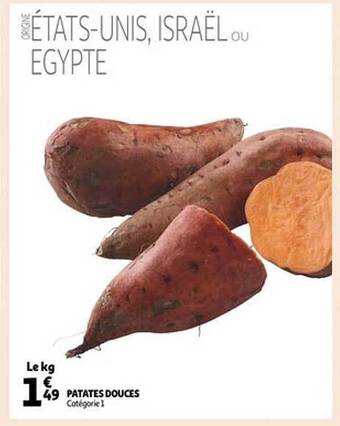 Auchan Patates douces offre