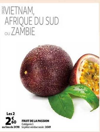 Auchan Fruit de la passion offre