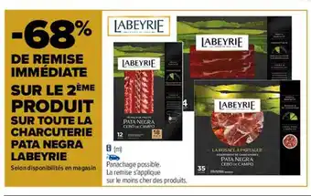 Carrefour La charcuterie pata negra labeyrie offre
