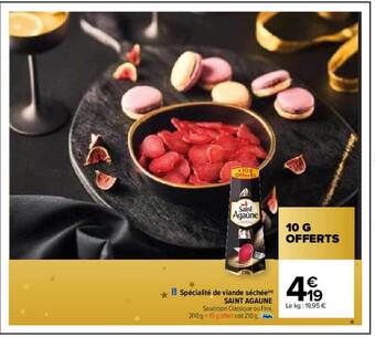 Carrefour Spécialité de viande séchée saint agaune offre