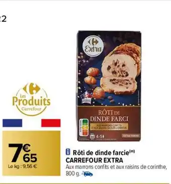 Carrefour Rôti de dinde farcie carrefour extra offre
