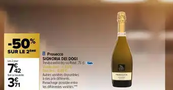 Carrefour Prosecco signoria dei dogi offre
