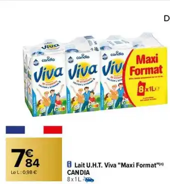 Carrefour Lait u.h.t. viva offre