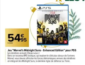Carrefour Jeu 'marvel's midnight suns - enhanced édition offre