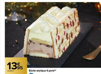 Carrefour Bûche exotique 6 parts offre