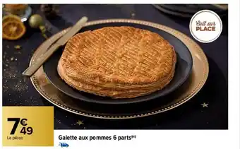 Carrefour Galette aux pommes 6 parts offre