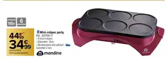 Carrefour Mini-crêpes party mandine offre