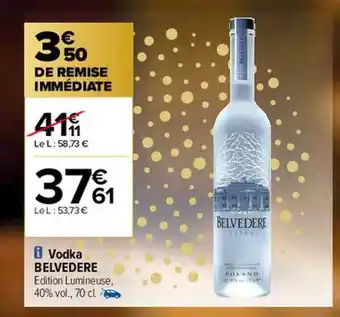 Carrefour Vodka belvedere offre