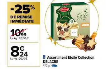 Carrefour Assortiment étoile collection delacre offre