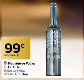 Carrefour Magnum de vodka belvedere offre