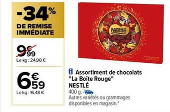 Carrefour Assortiment de chocolats offre