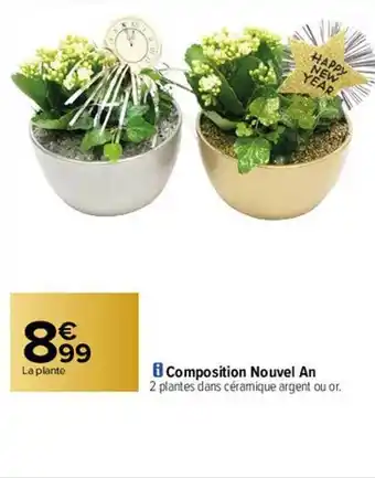 Carrefour Composition nouvel an offre