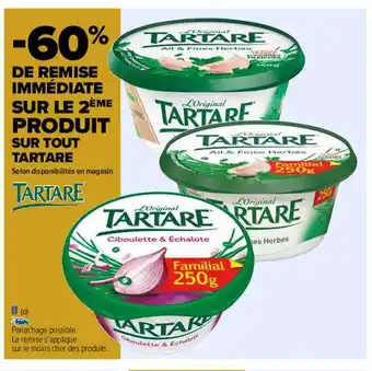 Carrefour Tartare offre