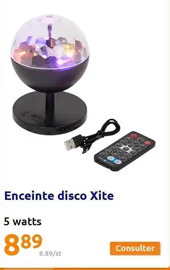 Action Enceinte disco xite offre