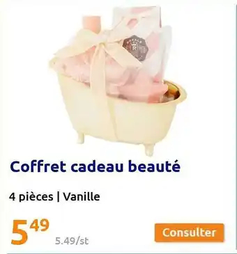 Action Coffret cadeau beauté offre